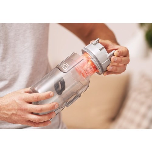 Električna metla BLACK&DECKER BHFEA515J (Suho čišćenje, ciklonski, bez vrećice, 0.5 L, narančasta, bijela, 1.5 Ah)-9