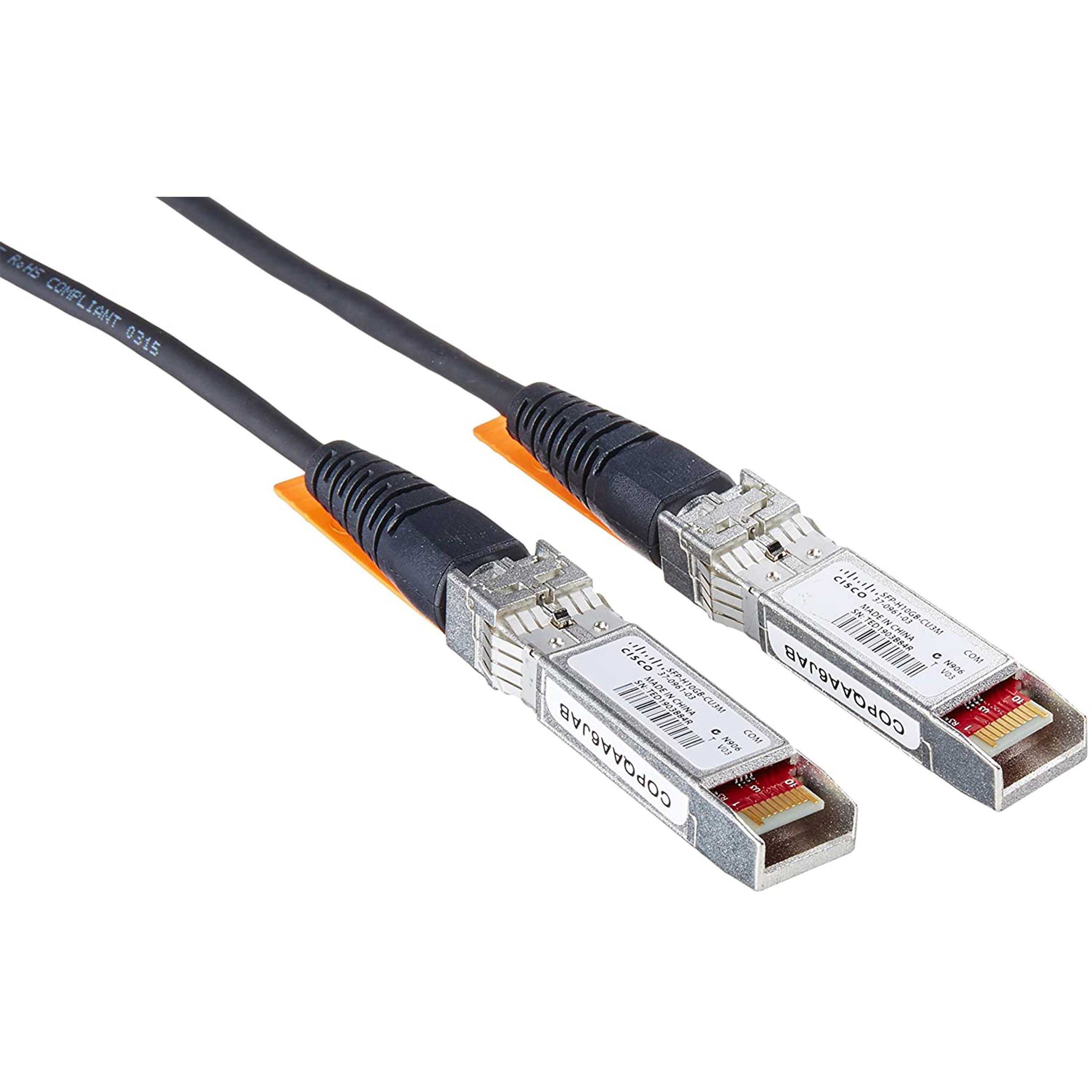 Kabel CISCO SFP-H10GB-CU3M= (10G, passive, 30AWG, 3 m, narančasti)
