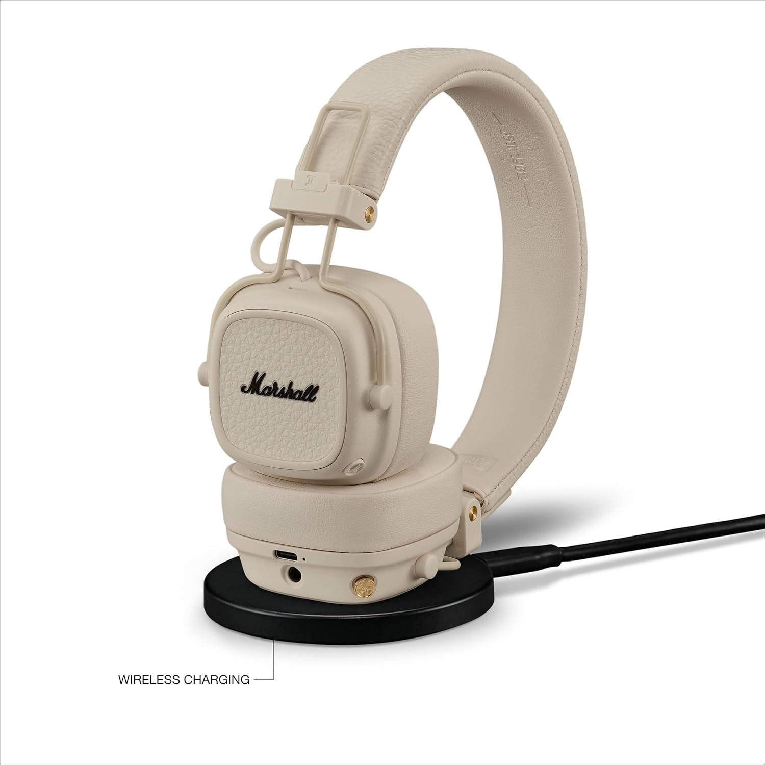 Slušalice MARSHALL Major V cream (bežične)-5