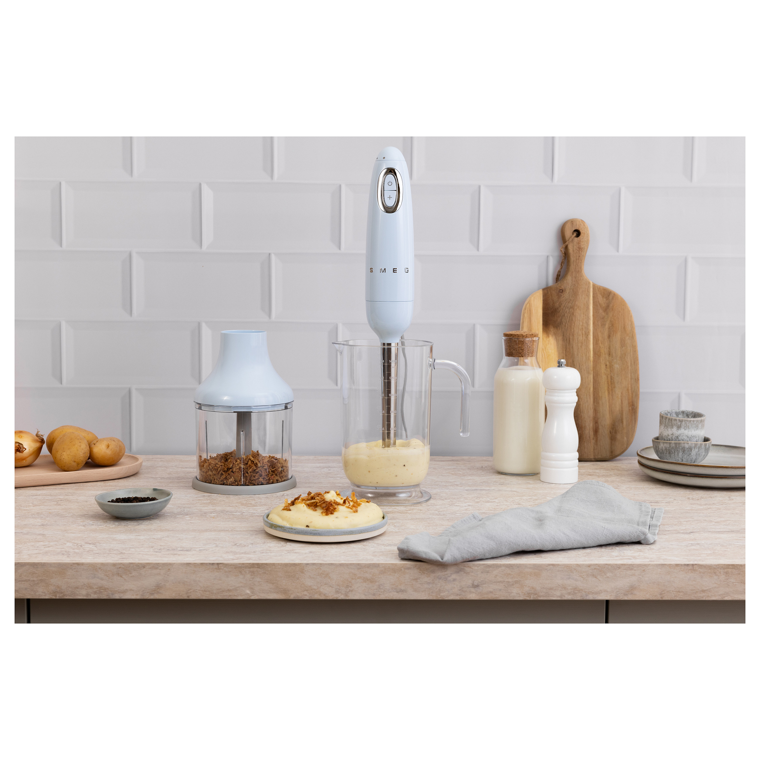 Štapni mikser SMEG HBF03PBEU (700W, Svijetlo plavi)-10