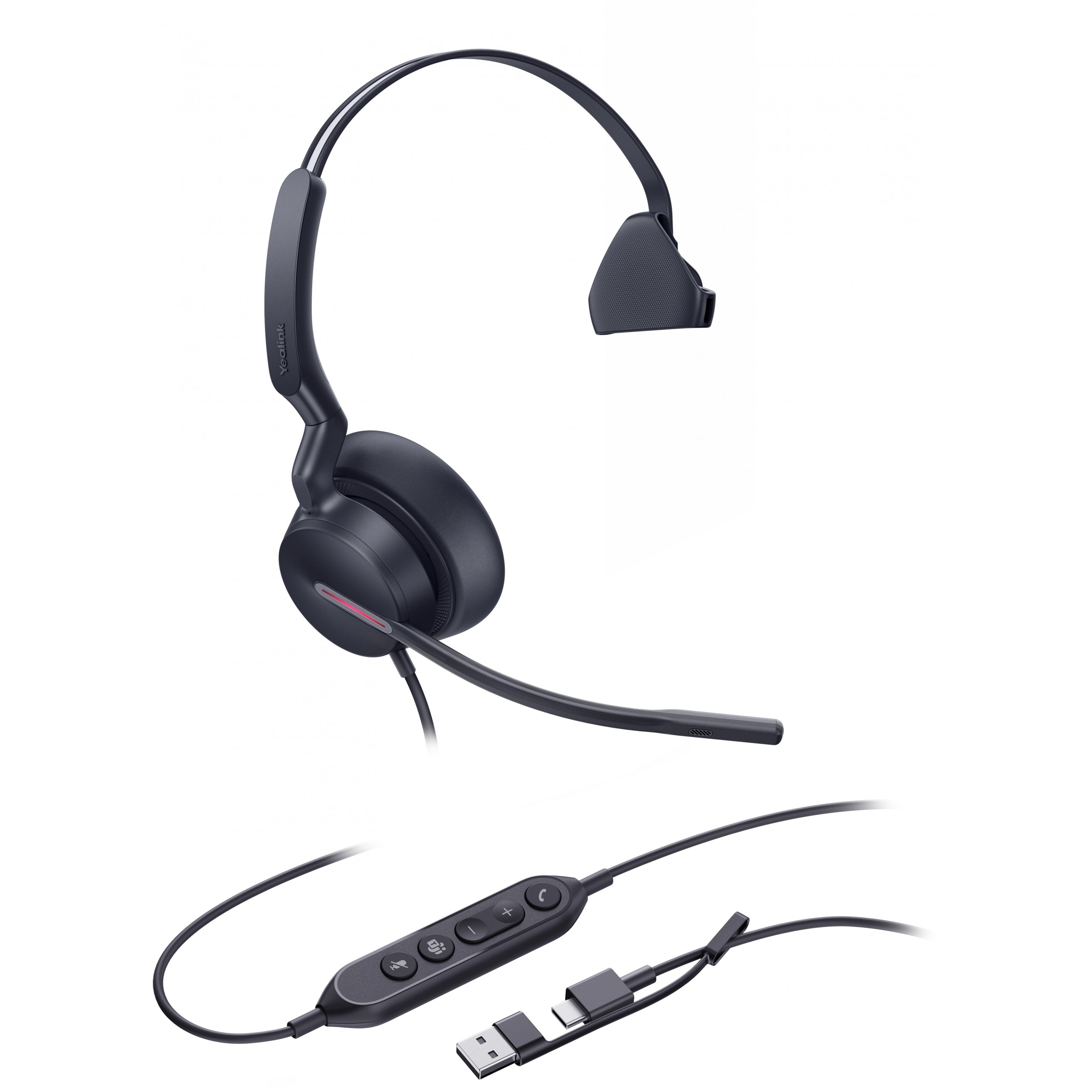 Slušalice YEALINK UH46 Mono Teams USB-C/A Headset-1