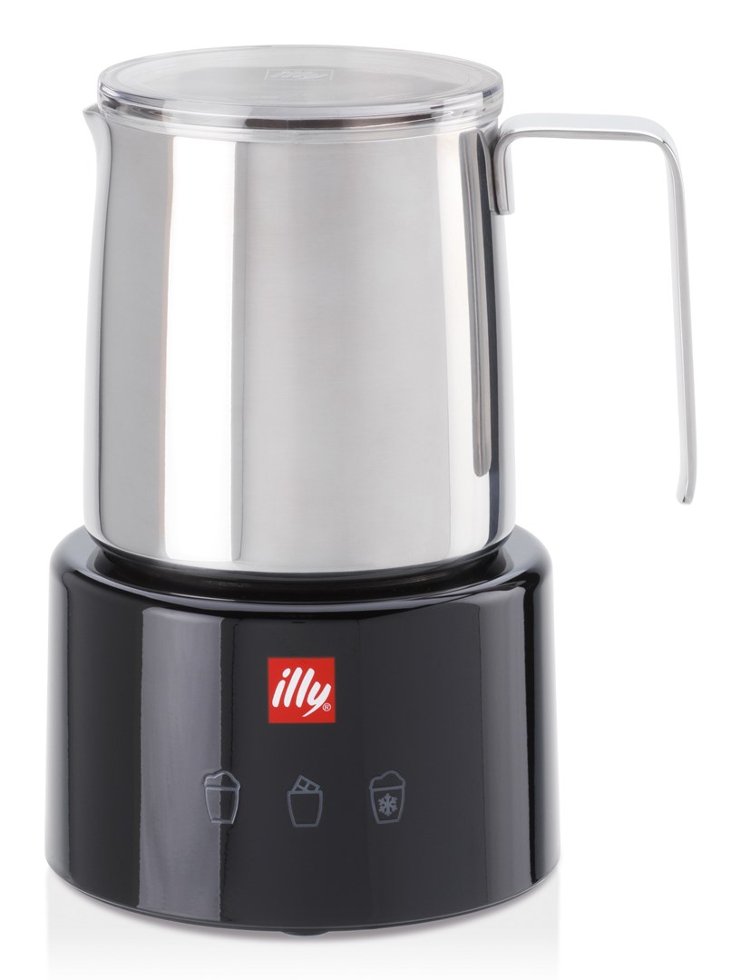 Illy 23760 milk frother/warmer Black, Stainless steel-0