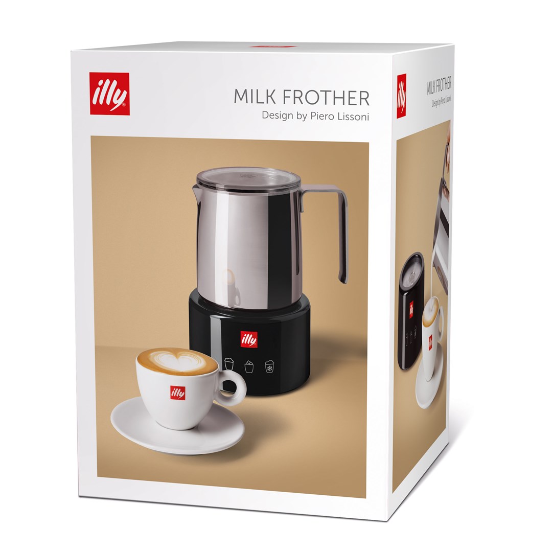 Illy 23760 milk frother/warmer Black, Stainless steel-1