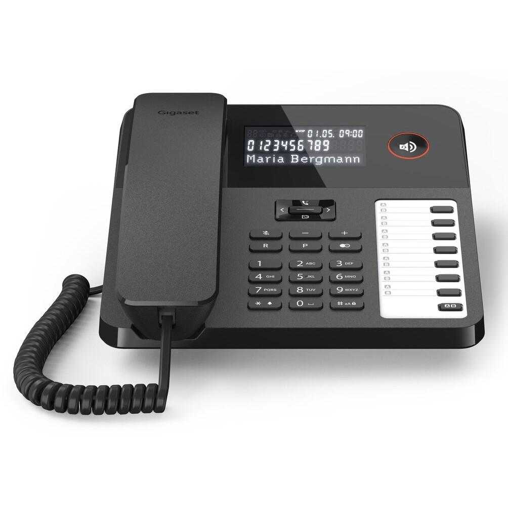 Analogni telefon GIGASET DESK 600 (Caller ID, Crna boja)-2
