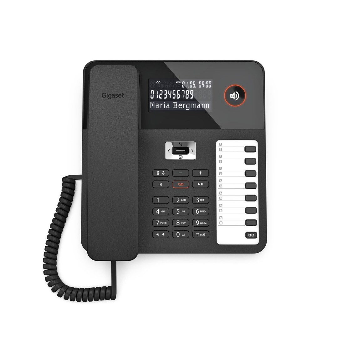 DECT telefon GIGASET DESK 800A (Crna boja)-3