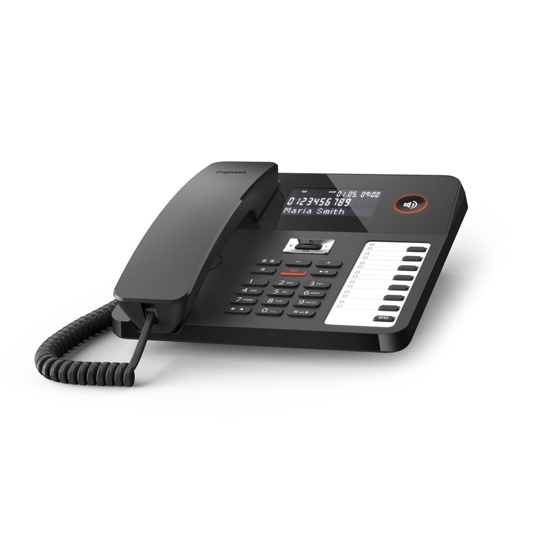 DECT telefon GIGASET DESK 800A (Crna boja)