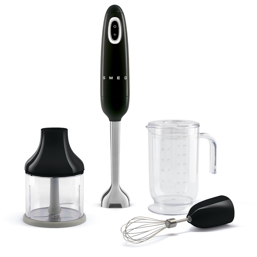 Blender SMEG HBF03BLEU uranjajući 700 W crna boja, nehrđajući čelik-0