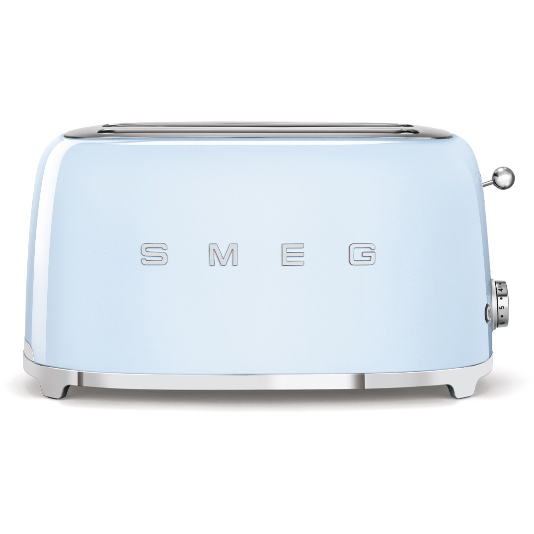 Toster SMEG 50's Style TSF02PBEU (1500W, 4 kriške, 6 razina pečenja) Pastelno Plavi