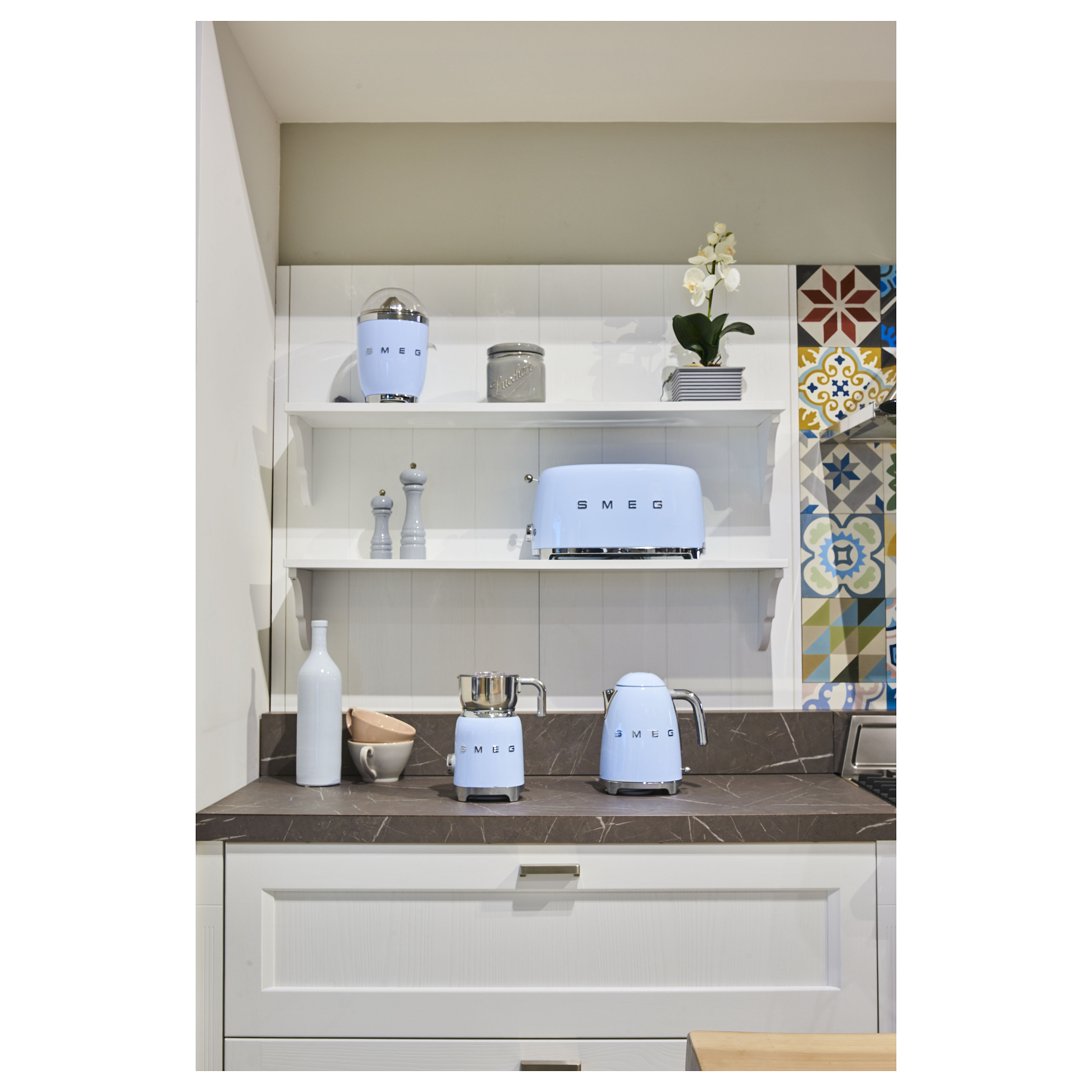 Toster SMEG 50's Style TSF02PBEU (1500W, 4 kriške, 6 razina pečenja) Pastelno Plavi-7