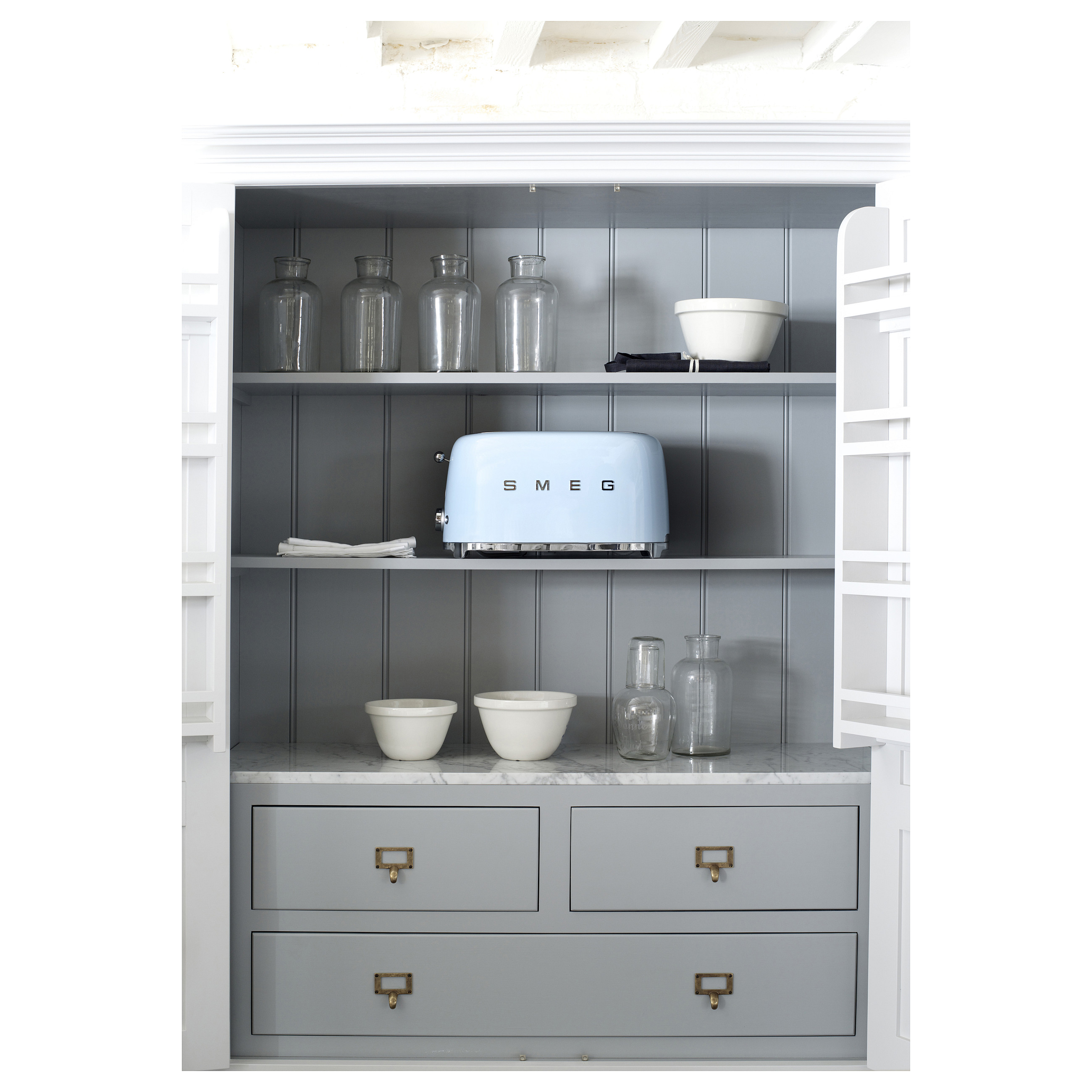 Toster SMEG 50's Style TSF02PBEU (1500W, 4 kriške, 6 razina pečenja) Pastelno Plavi-9