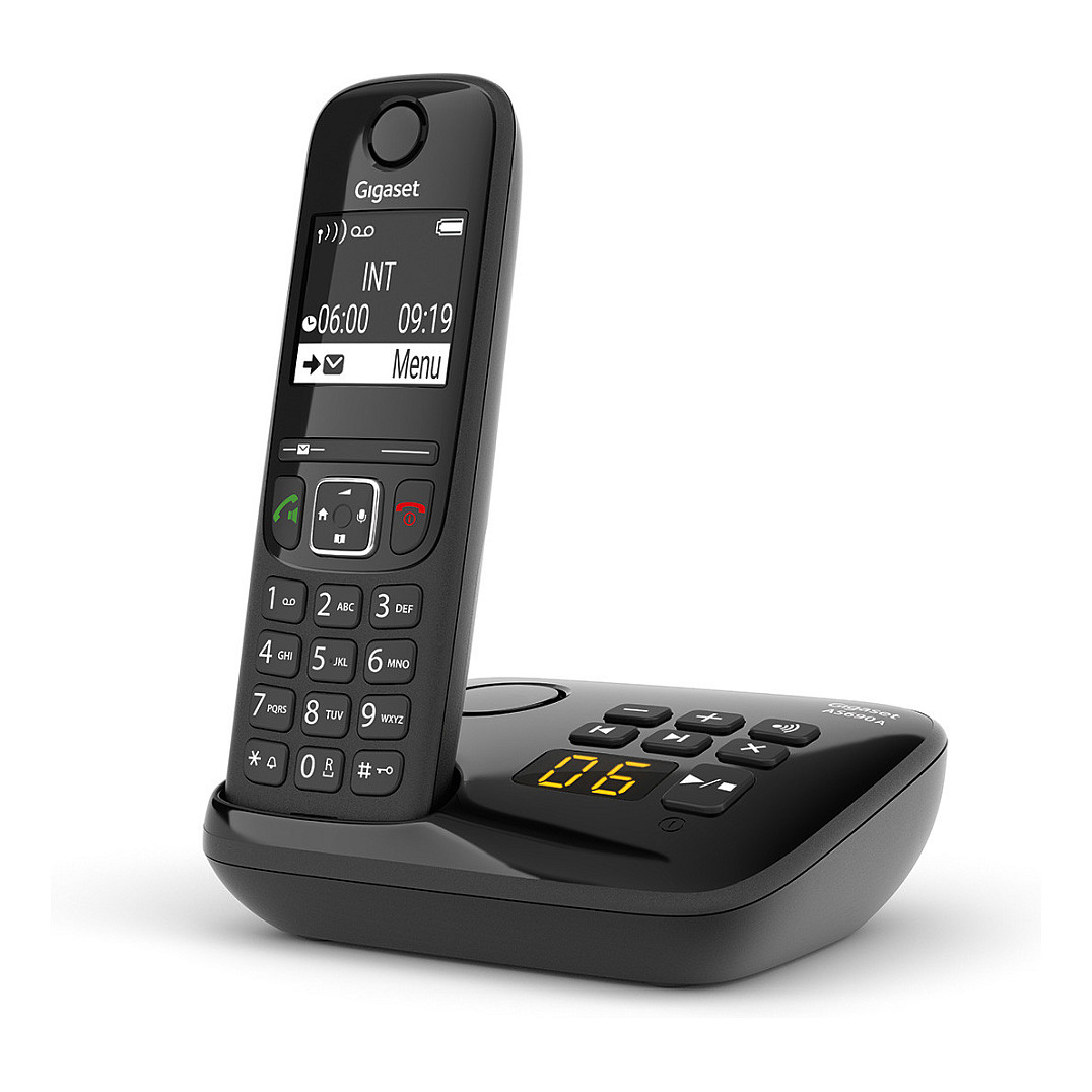 Telefon GIGASET AS690A (Analog/DECT, Caller ID, Crni)-3