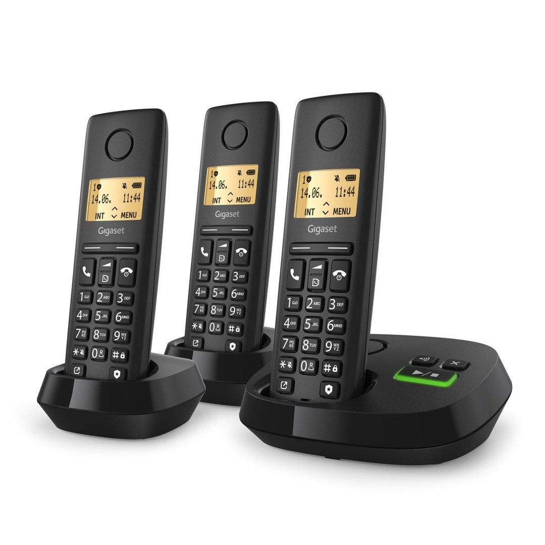 Bežični telefon GIGASET PURE 100 AM Trio (3 slušalice, sekretarica, imenik 50 kontakata)-5
