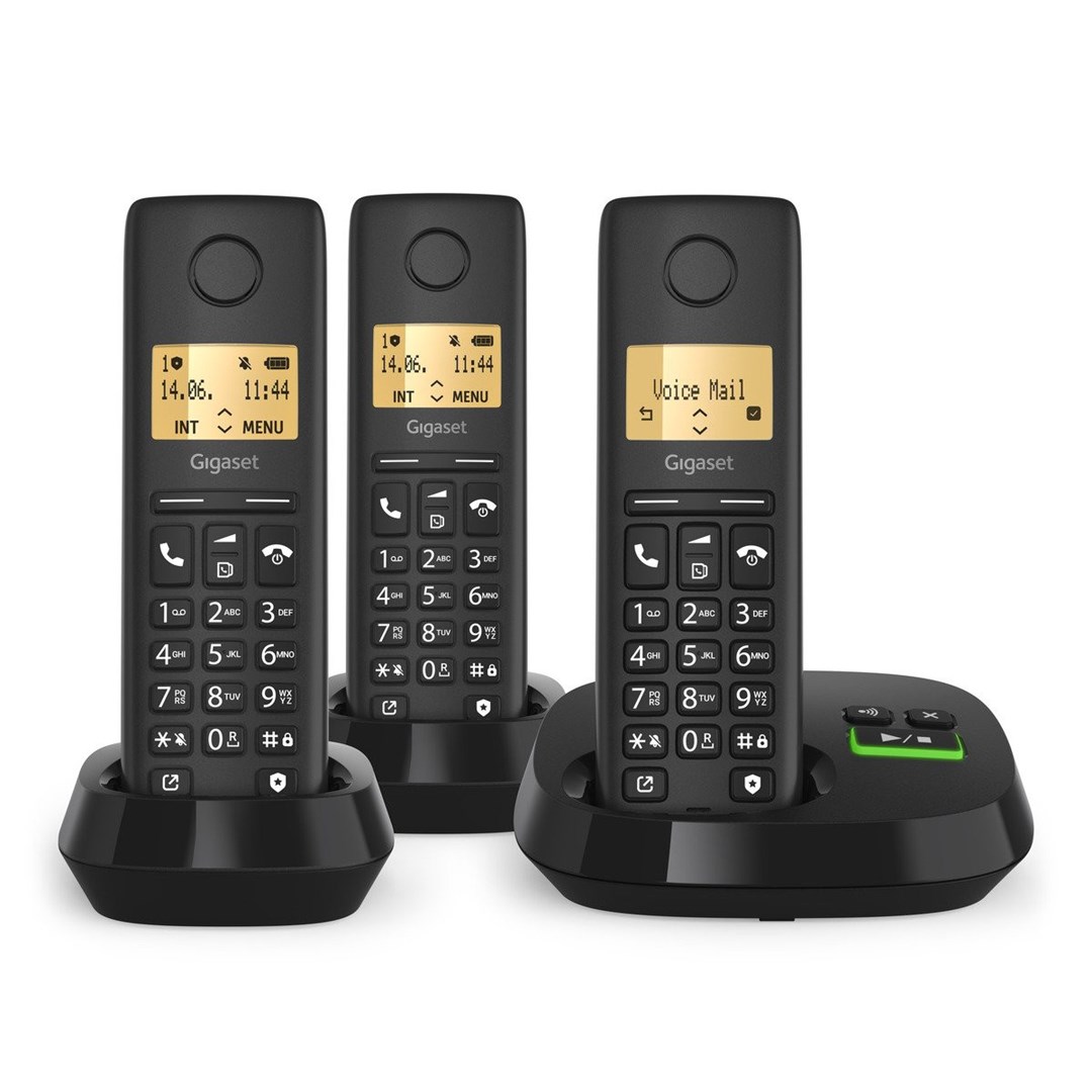 Bežični telefon GIGASET PURE 100 AM Trio (3 slušalice, sekretarica, imenik 50 kontakata)-2