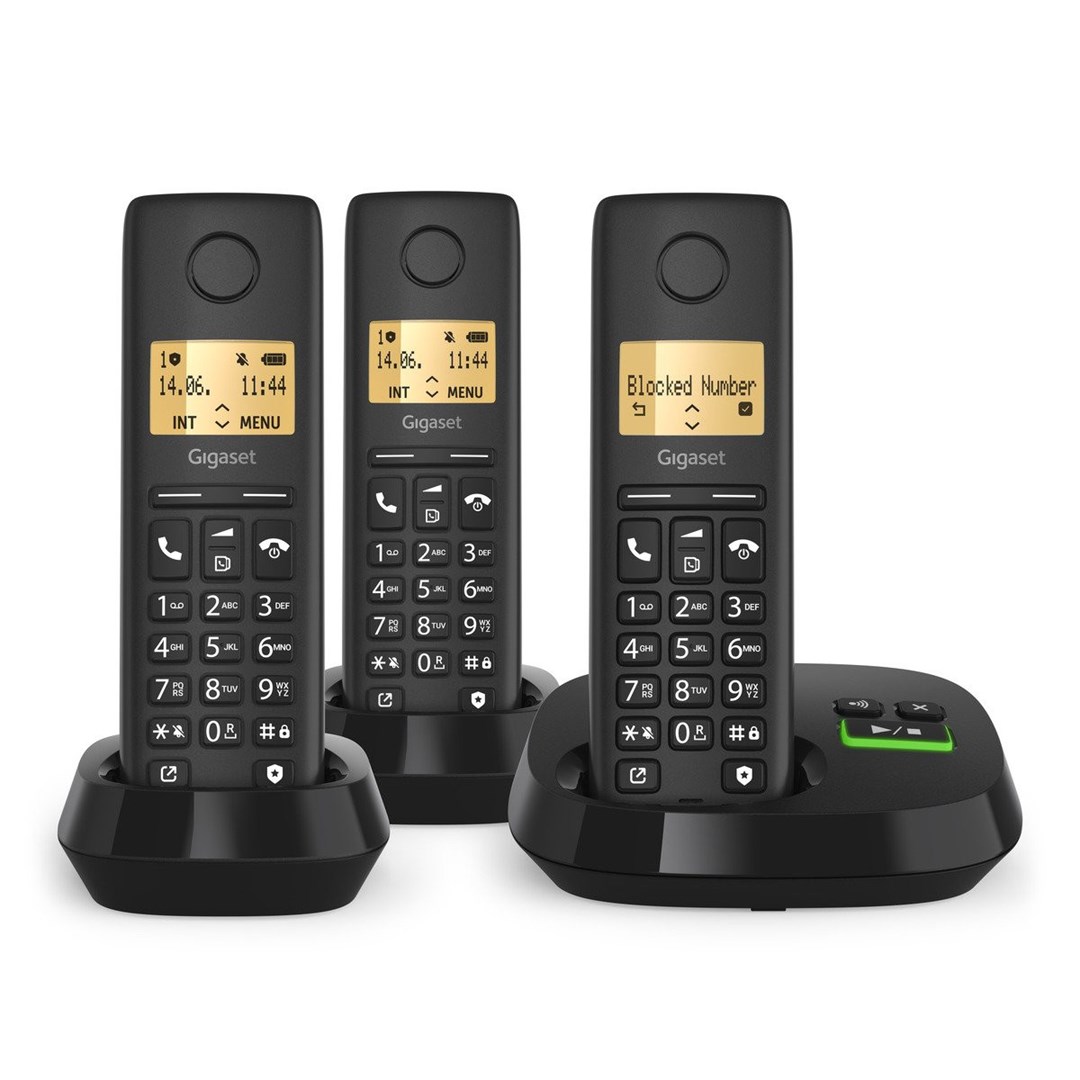 Bežični telefon GIGASET PURE 100 AM Trio (3 slušalice, sekretarica, imenik 50 kontakata)-4