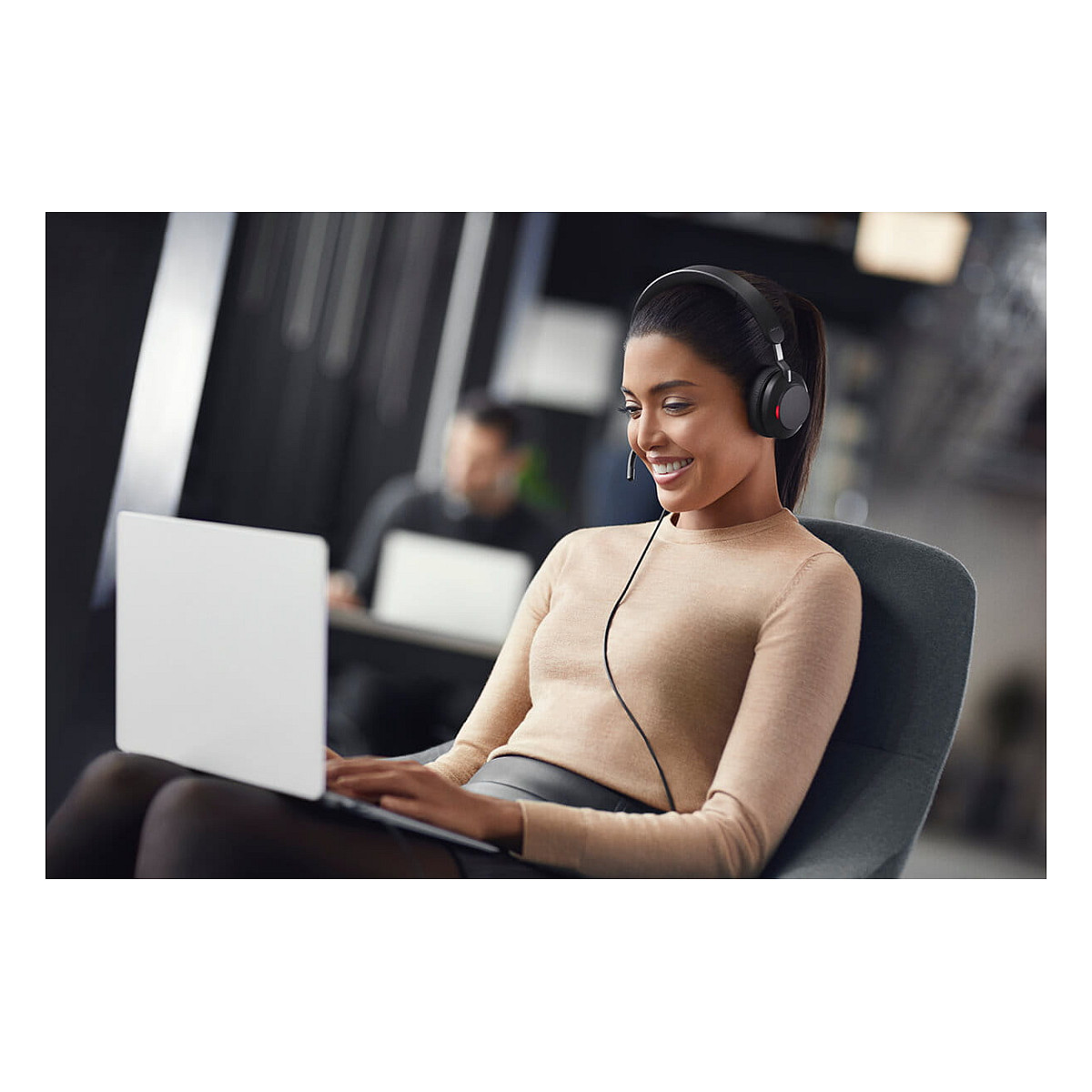 Slušalice JABRA Evolve2 40 SE (žičane, head-band, za pozive/glazbu, USB-C / USB-A, crne)-3