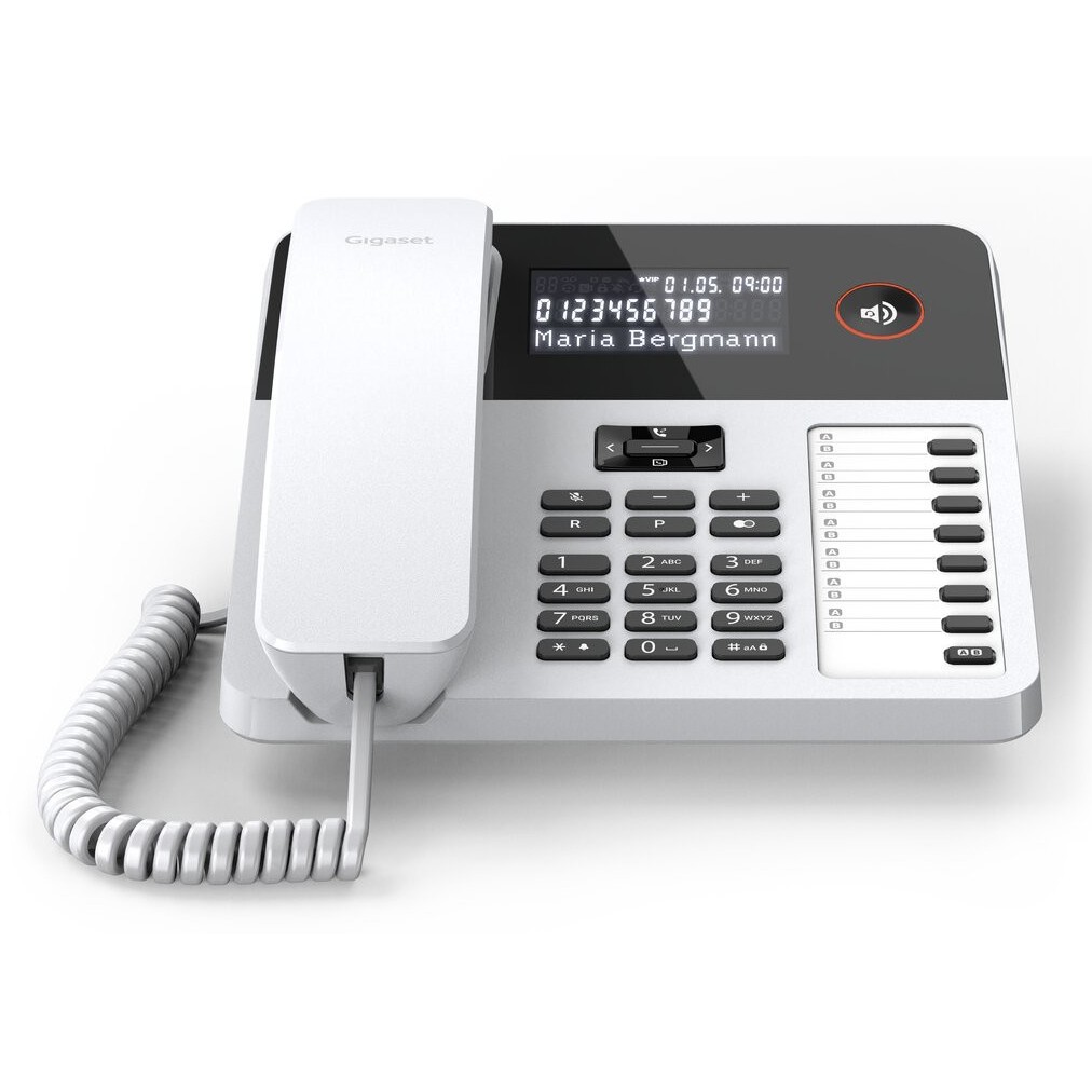 Analogni telefon GIGASET DESK 600 (Caller ID, Bijeli)-2