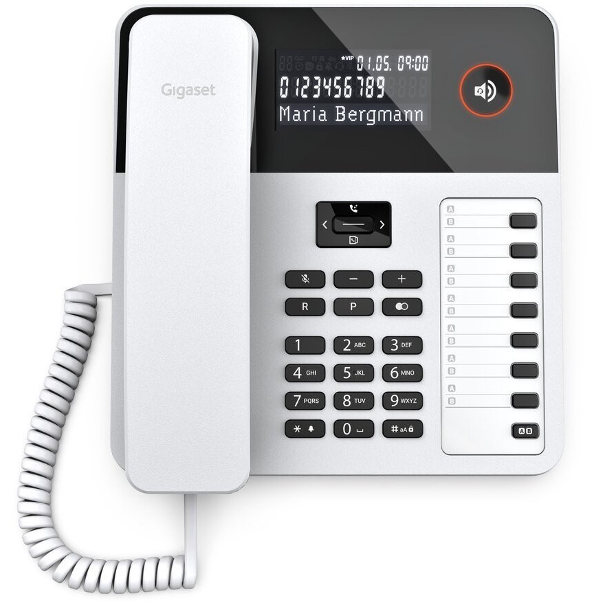 Analogni telefon GIGASET DESK 600 (Caller ID, Bijeli)-4