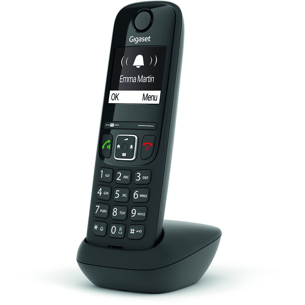 Telefon GIGASET AS690HX (Analog/DECT, Caller ID, Crni)-2