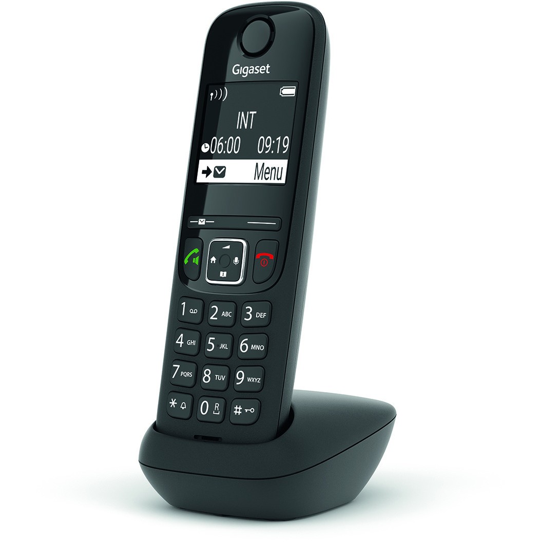 Telefon GIGASET AS690HX (Analog/DECT, Caller ID, Crni)-4