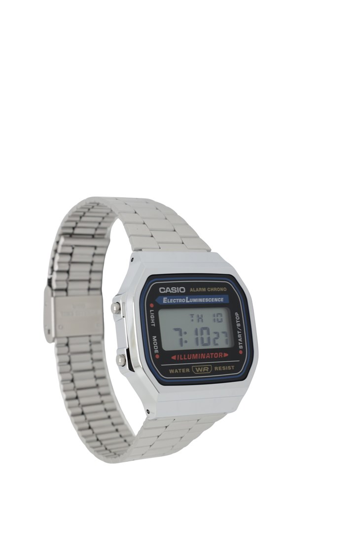 Sat CASIO A168WA (digitalni, unisex, srebrni)-0