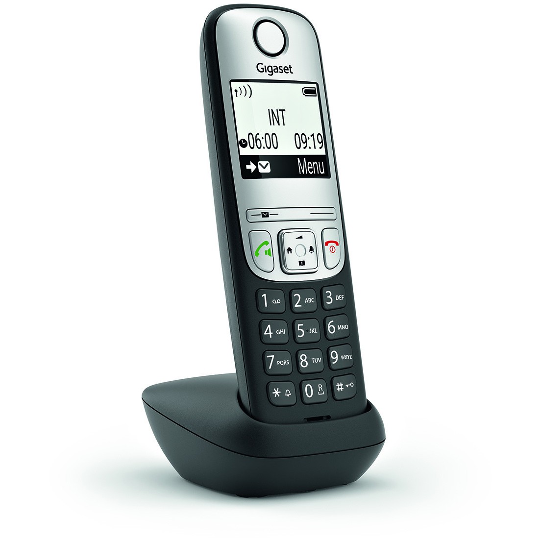 Telefon GIGASET A690HX (Analog/DECT, ID pozivatelja, Crna, Srebrna)-0