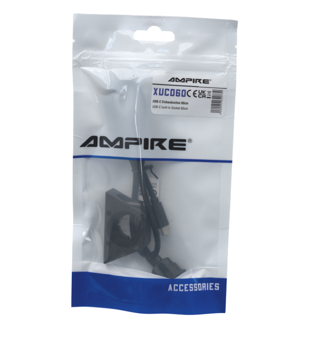 Ugradbena utičnica AMPIRE XUC060 (USB-C, 60cm)-4