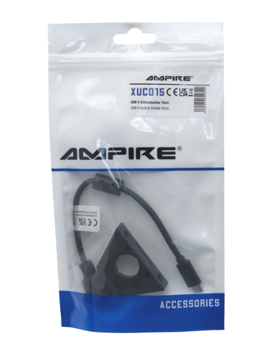Ugradbena utičnica AMPIRE XUC015 (USB-C, 15cm)-4