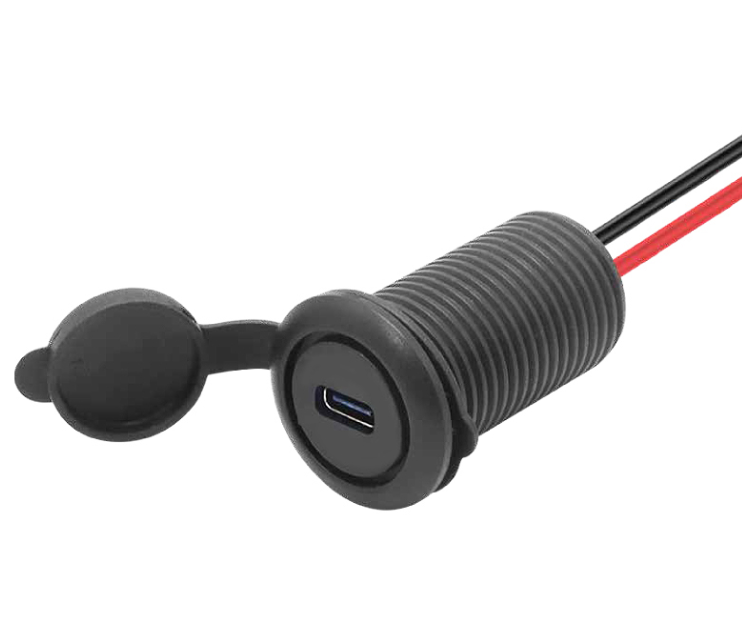 Ugradbeni punjač AMPIRE ZBC031 (USB-C, 12/24V > USB, 3.1A)-3