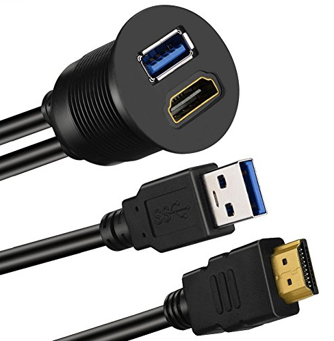 Ugradbena utičnica AMPIRE XHB150 (HDMI/USB, 150cm)-1