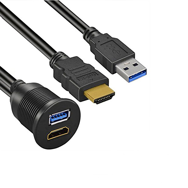 Ugradbena utičnica AMPIRE XHB150 (HDMI/USB, 150cm)-6