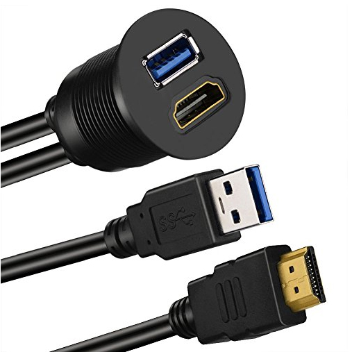 Ugradbena utičnica AMPIRE XHB150 (HDMI/USB, 150cm)-7