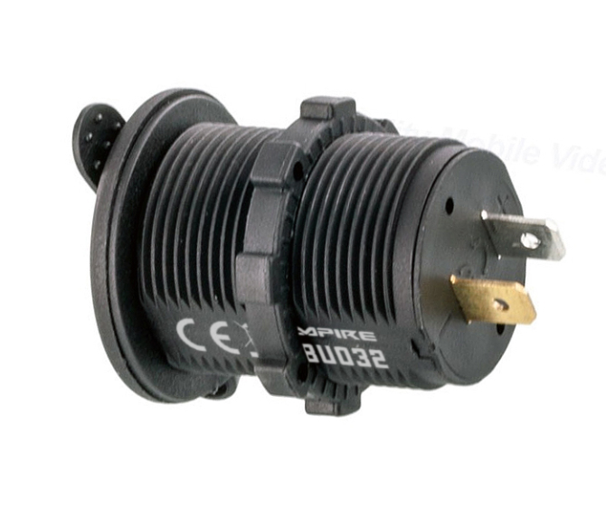 Ugradbeni punjač AMPIRE ZBU032 (dvostruki USB-A, 12V/24V with 2.1A)-4