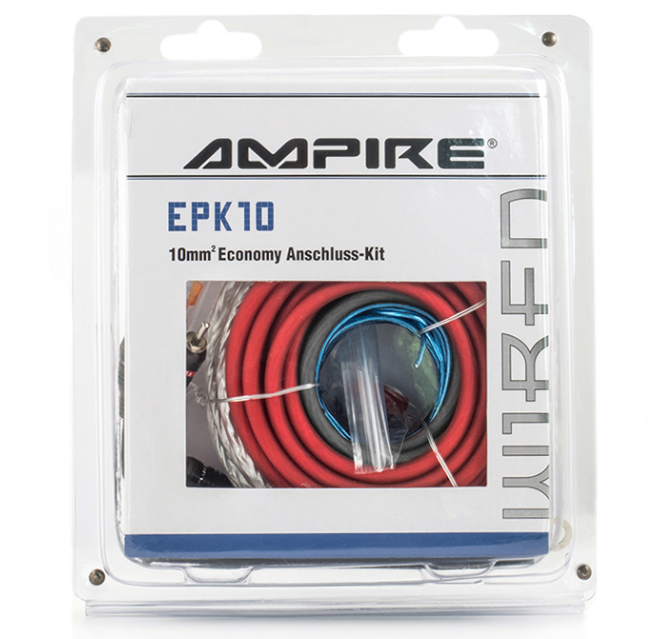 Set kablova AMPIRE EPK10 Power-Kit (10mm², mini ANL držač osigurača)-1