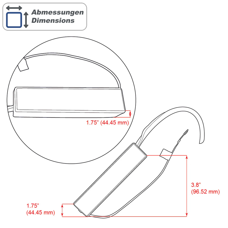 Antenna RETROSOUND HPA1 active window (AM/FM radio)-3