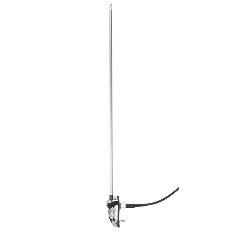 Antenna RETROSOUND VW Side Mount Collapsible Mast W/Chrome baza, Single Post-0