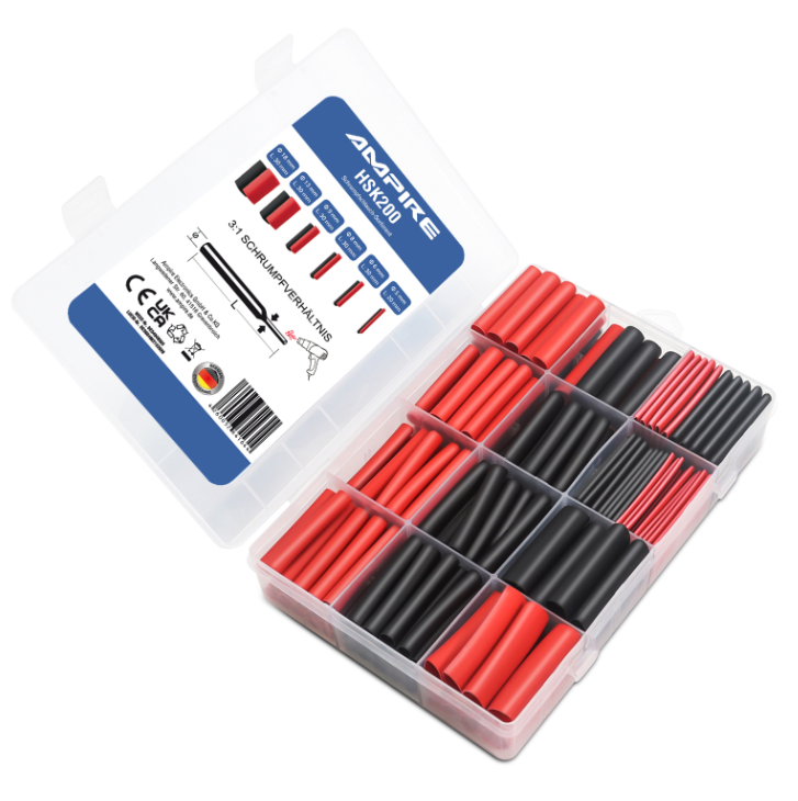 Set termo bužira AMPIRE HSK200 (31, 1.5mm² do 50mm², 200 komada)-0