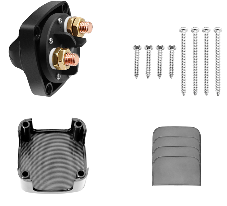 Prekidač baterije AMPIRE za 1 bateriju (ON/OFF), 250A, s kontrolnom LED diodom (12V)-3