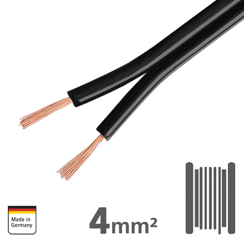 Kabel za zvučnike AMPIRE XLS400 (4mm², 30m kolut, Premium 99,9% Copper)-3