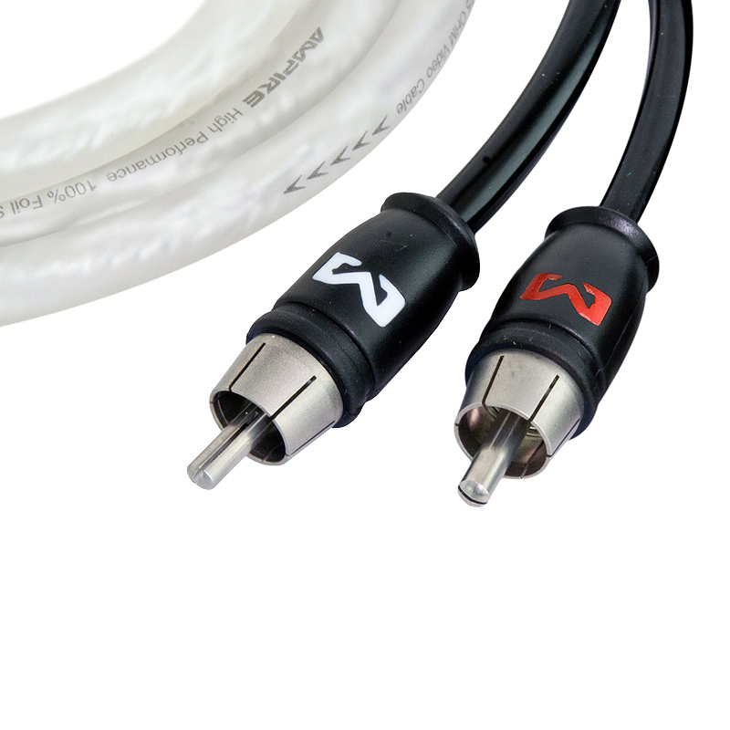 Audio kabel AMPIRE 550cm, 2-kanalni (X-Link serija, Stop Noise tehnologija, 100% folijski oklop)-3