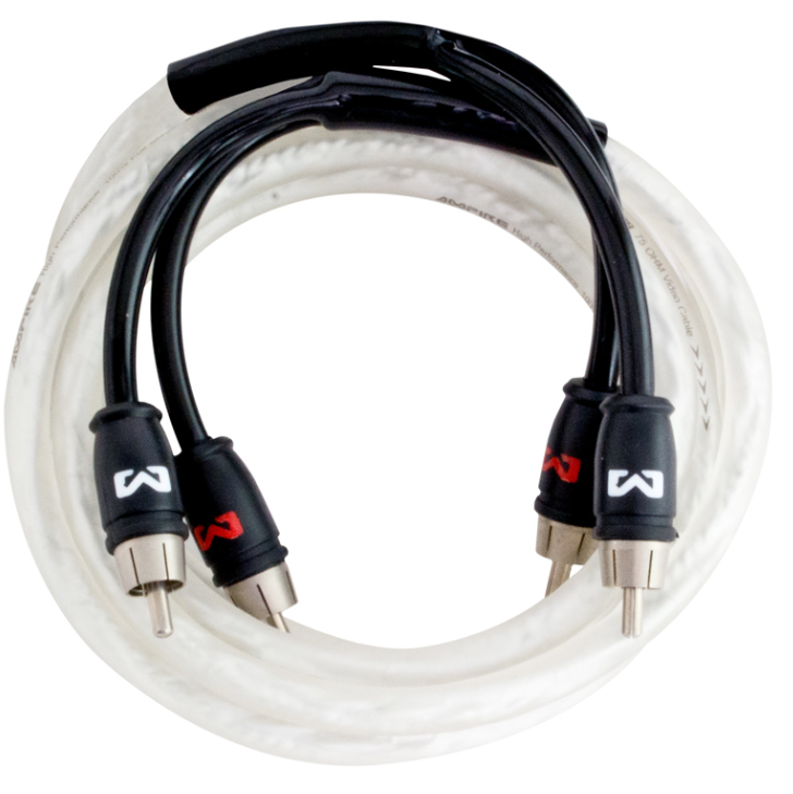 Audio kabel AMPIRE 400cm, 2-kanalni (X-Link serija, Stop Noise tehnologija, 100% folijski oklop)