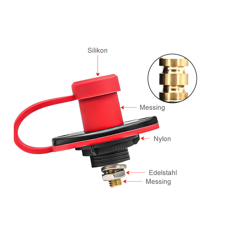 Kontakti za punjenje i pokretanje baterije AMPIRE SHK200 (12-24V, 21 mm, mesing)-3