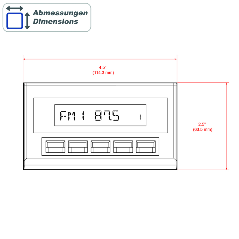 Display Unit RETROSOUND Daytona-1