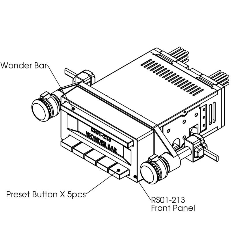 Display Unit RETROSOUND Wonderbar WB3 small display-6