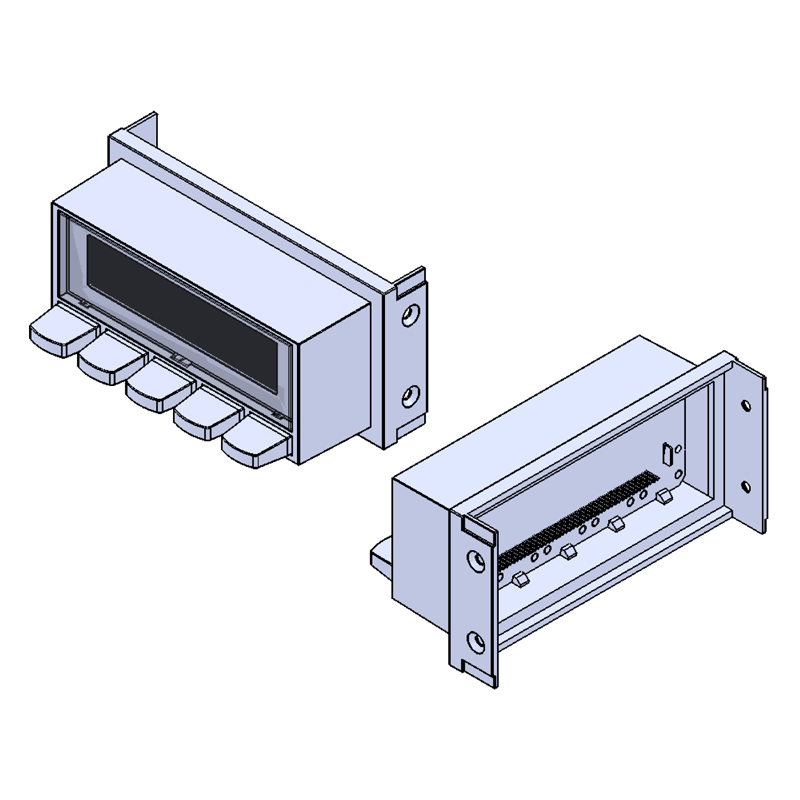 Display Unit RETROSOUND FACE-LB-BC crna boja s kromiranim gumbima-4