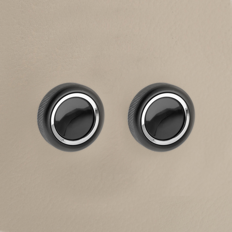 Kontrolne tipke RETROSOUND Front Knobs plastične crne-1