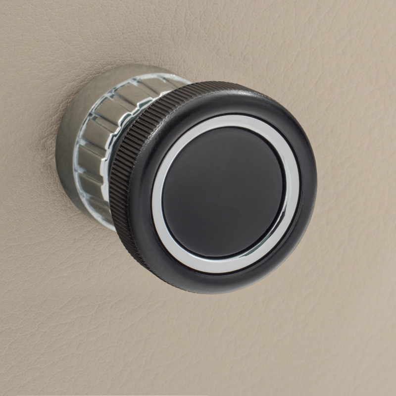 Kontrolni prstenovi RETROSOUND Rear control rings, plastični, kromirani-2