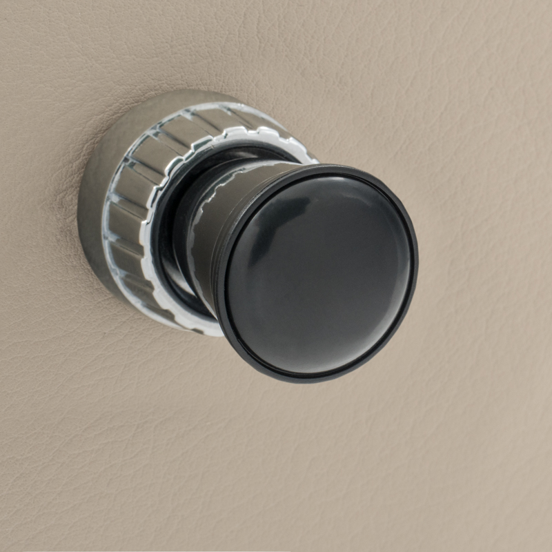 Kontrolni prstenovi RETROSOUND Rear control rings, plastični, kromirani-5