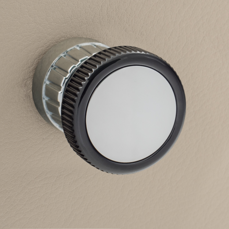 Kontrolni prstenovi RETROSOUND Rear control rings, plastični, kromirani-6