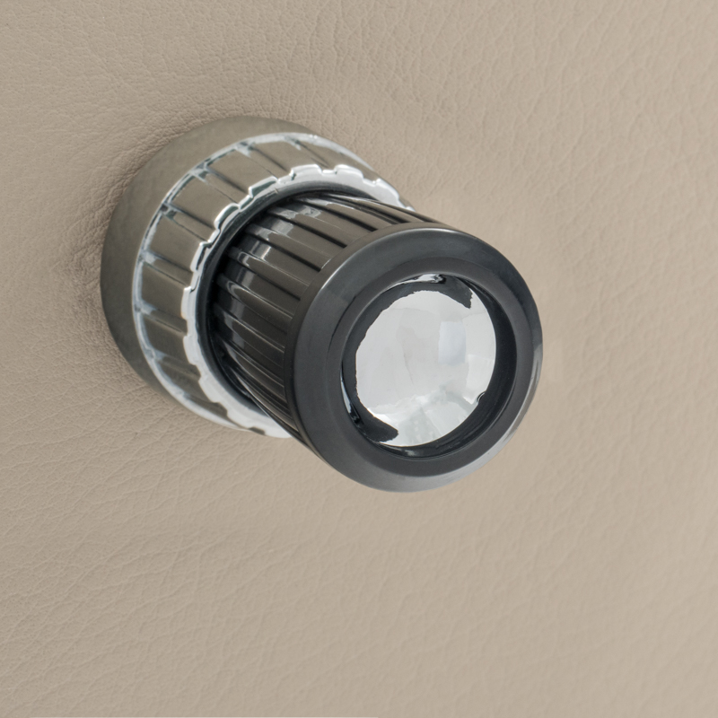 Kontrolni prstenovi RETROSOUND Rear control rings, plastični, kromirani-7