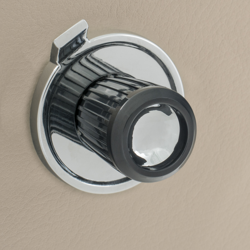 Kontrolni prstenovi RETROSOUND Rear control rings, plastični, kromirani-7